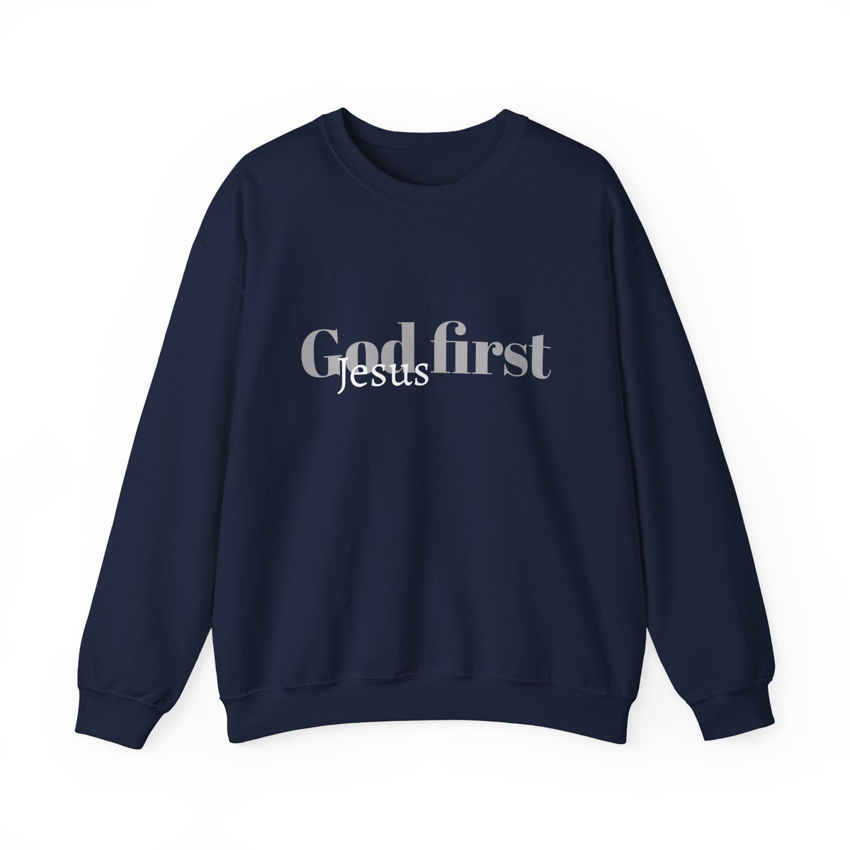 God First – Christliches Sweatshirt