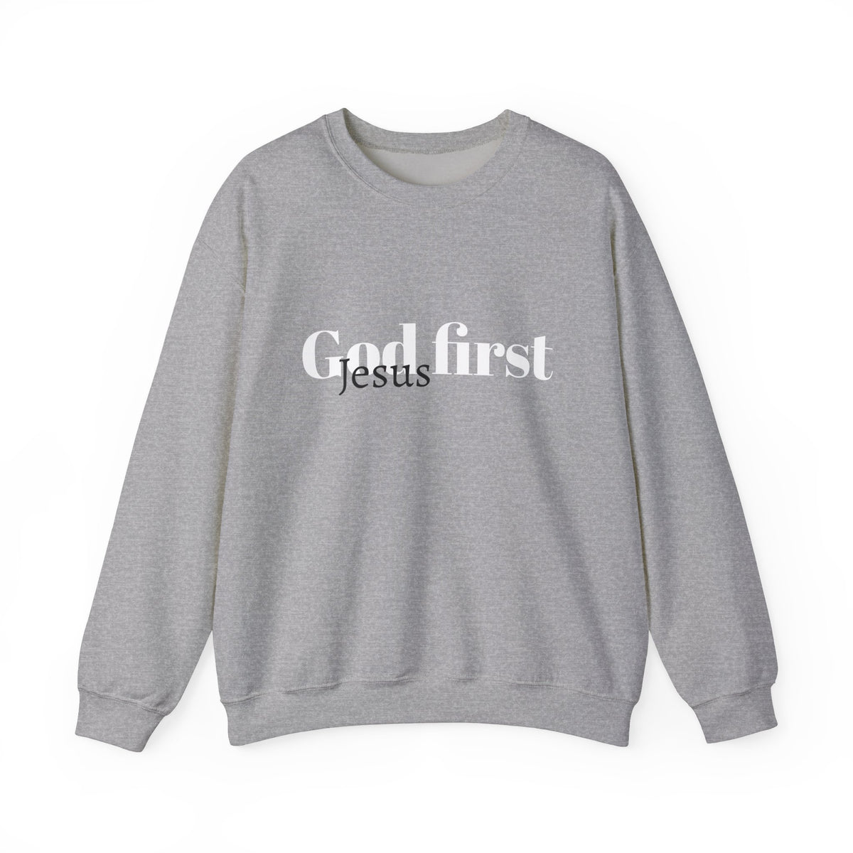 God First – Christliches Sweatshirt