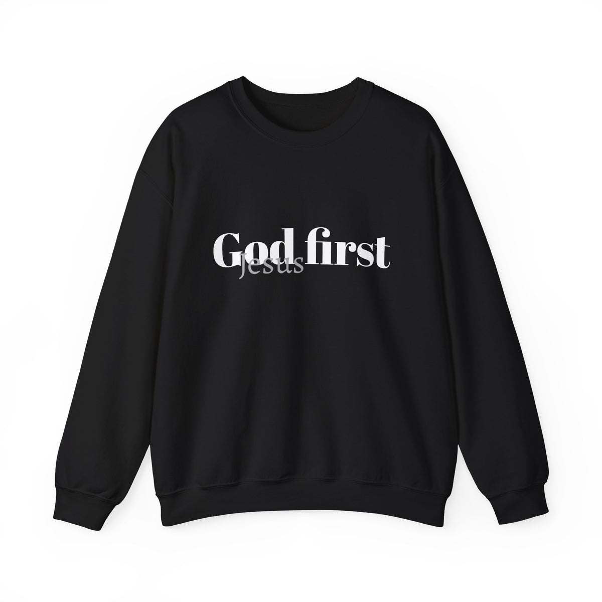 God First – Christliches Sweatshirt