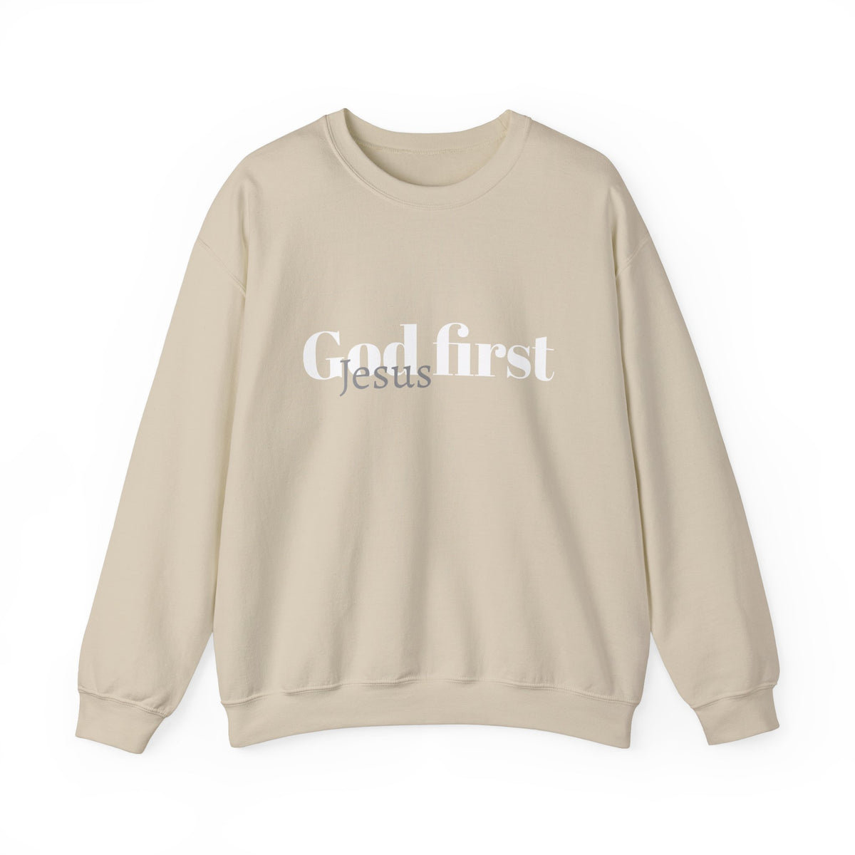 God First – Christliches Sweatshirt