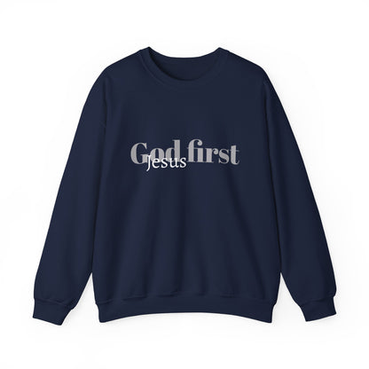God First – Christliches Sweatshirt