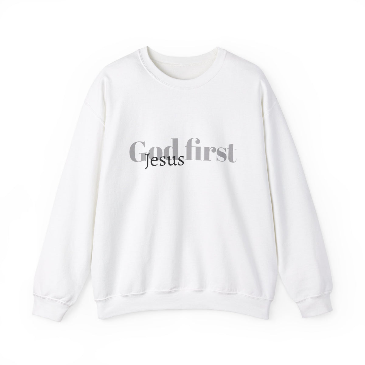 God First – Christliches Sweatshirt