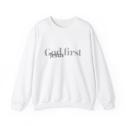 God First – Christliches Sweatshirt