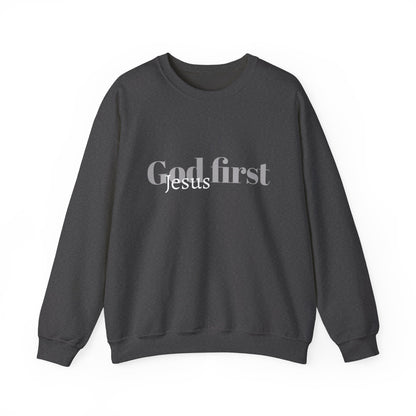 God First – Christliches Sweatshirt