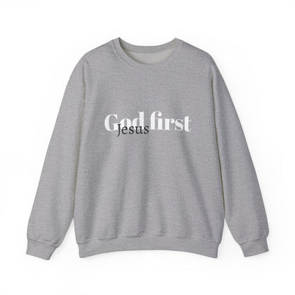 God First – Christliches Sweatshirt