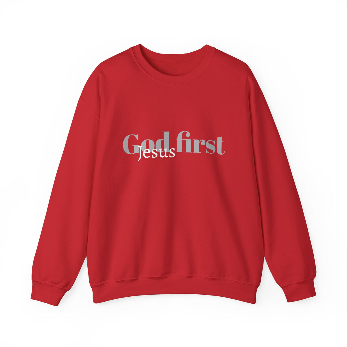 God First – Christliches Sweatshirt