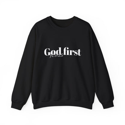 God First – Christliches Sweatshirt
